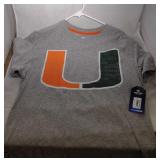 1 Miami Hurricanes Mens Med Tshirt