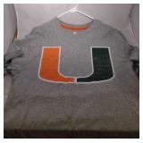 1 Miami Hurricanes Mens Large Tshirt