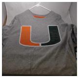 1 Miami Hurricanes Mens XL Tshirt