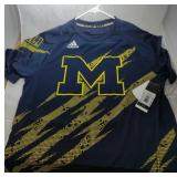 3 Michigan Wolverines Mens Med (2)Tshirts(1)Long S