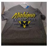 3 Michigan Wolverines Mens Med Tshirt,Long Sleeve