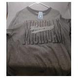 3 Michigan Wolverines Mens Large Tshirt,Thermal, &