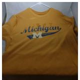 3 Michigan Wolverines Mens Large (2)Tshirts,Jacket