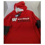 Wisconsin Badgers Mens XL hooded sweatshirt