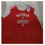 3 Wisconsin Badgers Mens 2XL shirts - one long