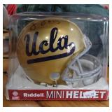 Johnathan Franklin autographed mini helmet w/COA