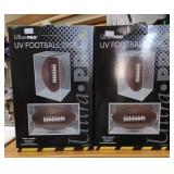 2 Ultra Pro football display cases