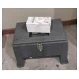 tool box with contents & additional box of screws