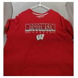 3 Wisconsin Badgers Mens 2XL shirts - two t-shirts