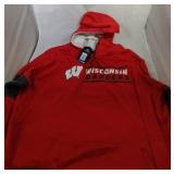 Wisconsin Badgers Mens 2XL hooded sweatshirt