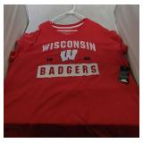 2 Wisconsin Badgers Mens 3XL shirts - one t-shirt