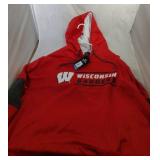 Wisconsin Badgers Mens 3XL hooded sweatshirt
