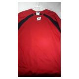 2 Wisconsin Badgers Mens XS shirts - two thermal