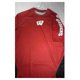 3 Wisconsin Badgers Mens Medium shirts - two