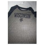 3 Wisconsin Badgers Mens XL shirts - one lined