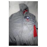 Wisconsin Badgers Mens XL zip up hooded jacket