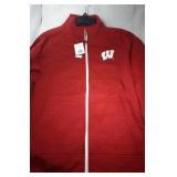 Wisconsin Badgers Mens XL zippered jacket