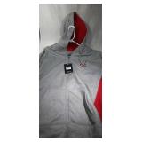 Wisconsin Badgers Mens 2XL zippered hooded