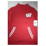 Wisconsin Badgers Ladies Small zipup sweatshirt