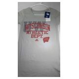 3 Wisconsin Badgers Ladies small T shirts