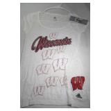 3 Wisconsin Badgers Ladies small T shirts