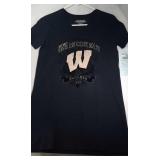 3 Wisconsin Badgers Ladies small T shirts