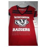 3 Wisconsin Badgers Ladies Med T shirts