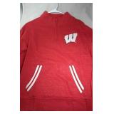 Wisconsin Badgers Ladies Medium zip up sweatshirt