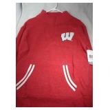 Wisconsin Badgers Ladies Medium zip up sweatshirt