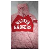 Wisconsin Badgers Ladies Medium zippered hooded