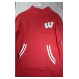 Wisconsin Badgers Ladies Medium zip up sweatshirt