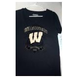 3 Wisconsin Badgers Ladies Large T-shirts