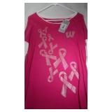 3 Wisconsin Badgers Ladies Large shirts - one pink