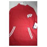 Wisconsin Badgers Ladies Large zip up pullover
