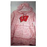 Wisconsin Badgers Ladies Large zippered hooded