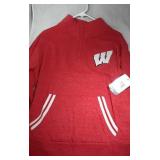 Wisconsin Badgers Ladies Large zip up sweatshirt