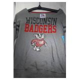 3 Wisconsin Badgers Ladies XL shirts - one ripped