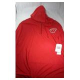 Wisconsin Badgers Ladies XL zip up thin pullover