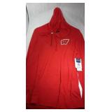 Wisconsin Badgers Ladies XL zip up thin pullover
