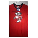 3 Wisconsin Badgers Ladies 2XL shirts - one thin