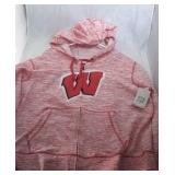 Wisconsin Badgers Ladies 2XL zippered hooded