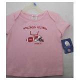 4 Wisconsin Badgers Kids apparel - 6/12 & 12/18
