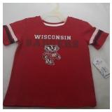 4 Wisconsin Badgers Kids 3T shirts - three