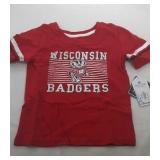4 Wisconsin Badgers Kids 3T shirts - two long