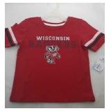 4 Wisconsin Badgers Kids 4T shirts - two long