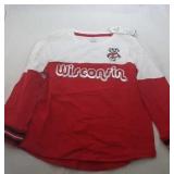 4 Wisconsin Badgers Kids 4T shirts - two