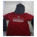4 Wisconsin Badgers Kids 5T shirts - three