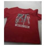 4 Wisconsin Badgers Kids 5T t-shirts