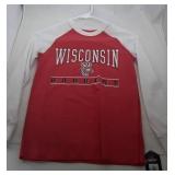 4 Wisconsin Badgers Youth XS 6/7 - three t-shirts