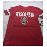4 Wisconsin Badgers Youth S 8/10 shirts - long